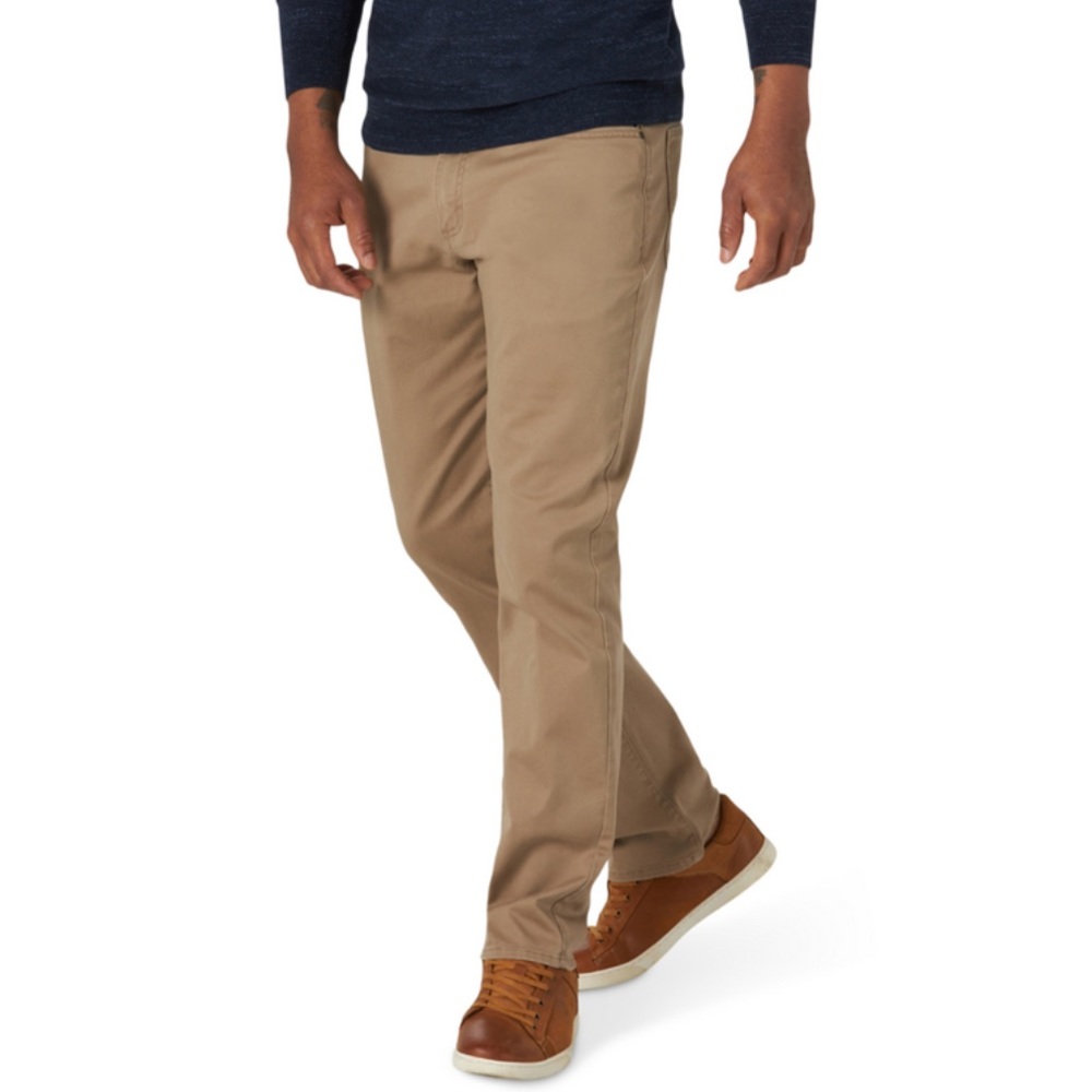 Lee Men's Straight Tapered Denim Jean in Khaki